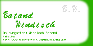 botond windisch business card
